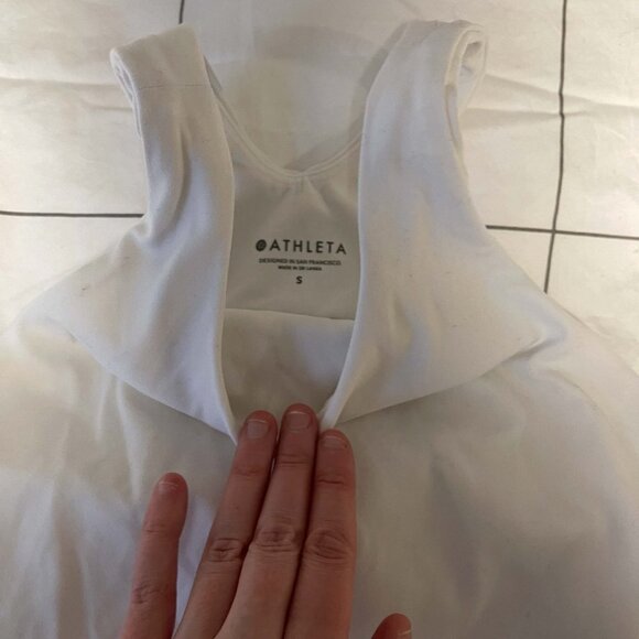 Athleta Conscious Crop White Small - Picture 5 of 7